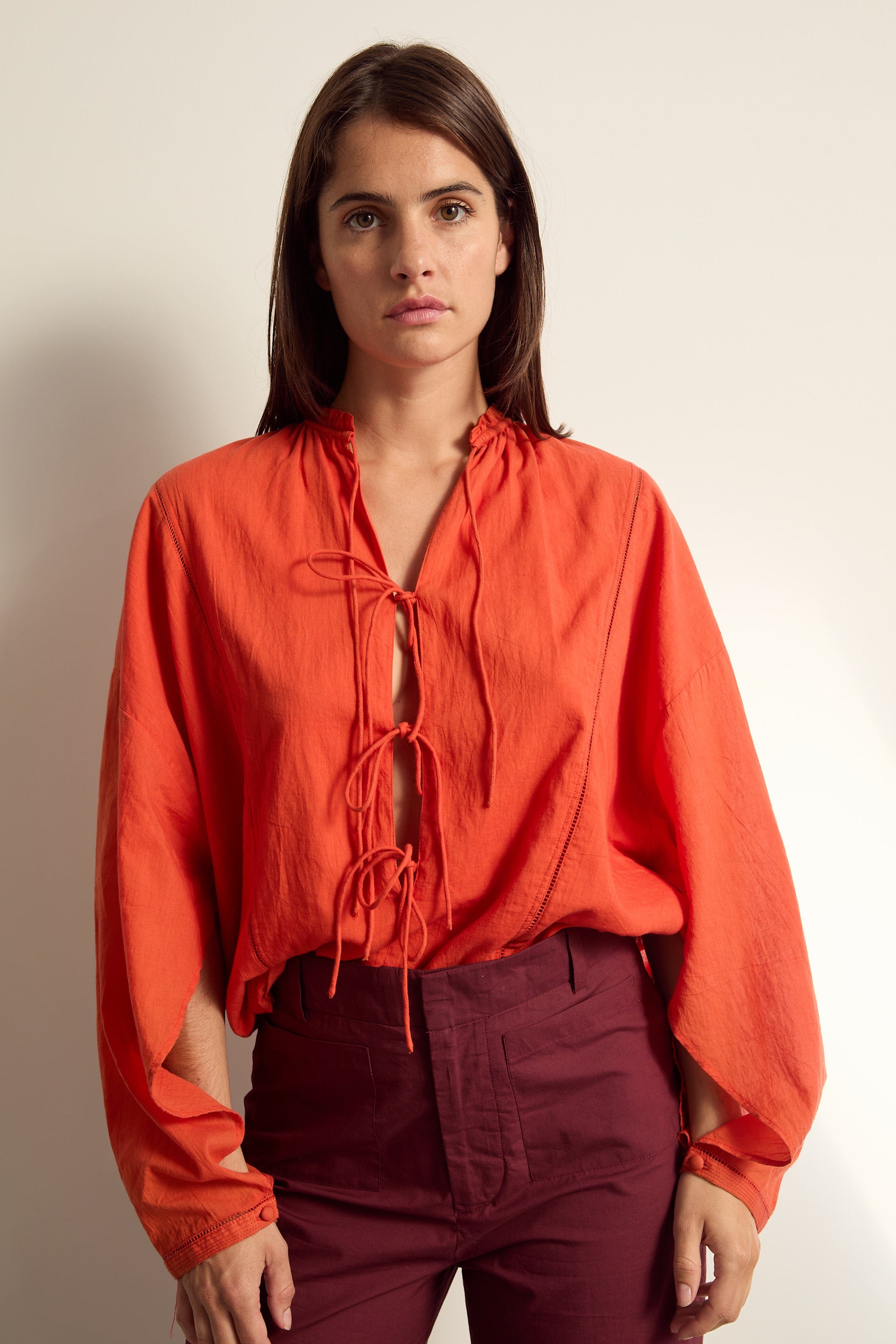 BLOUSE MAUD - CORAIL