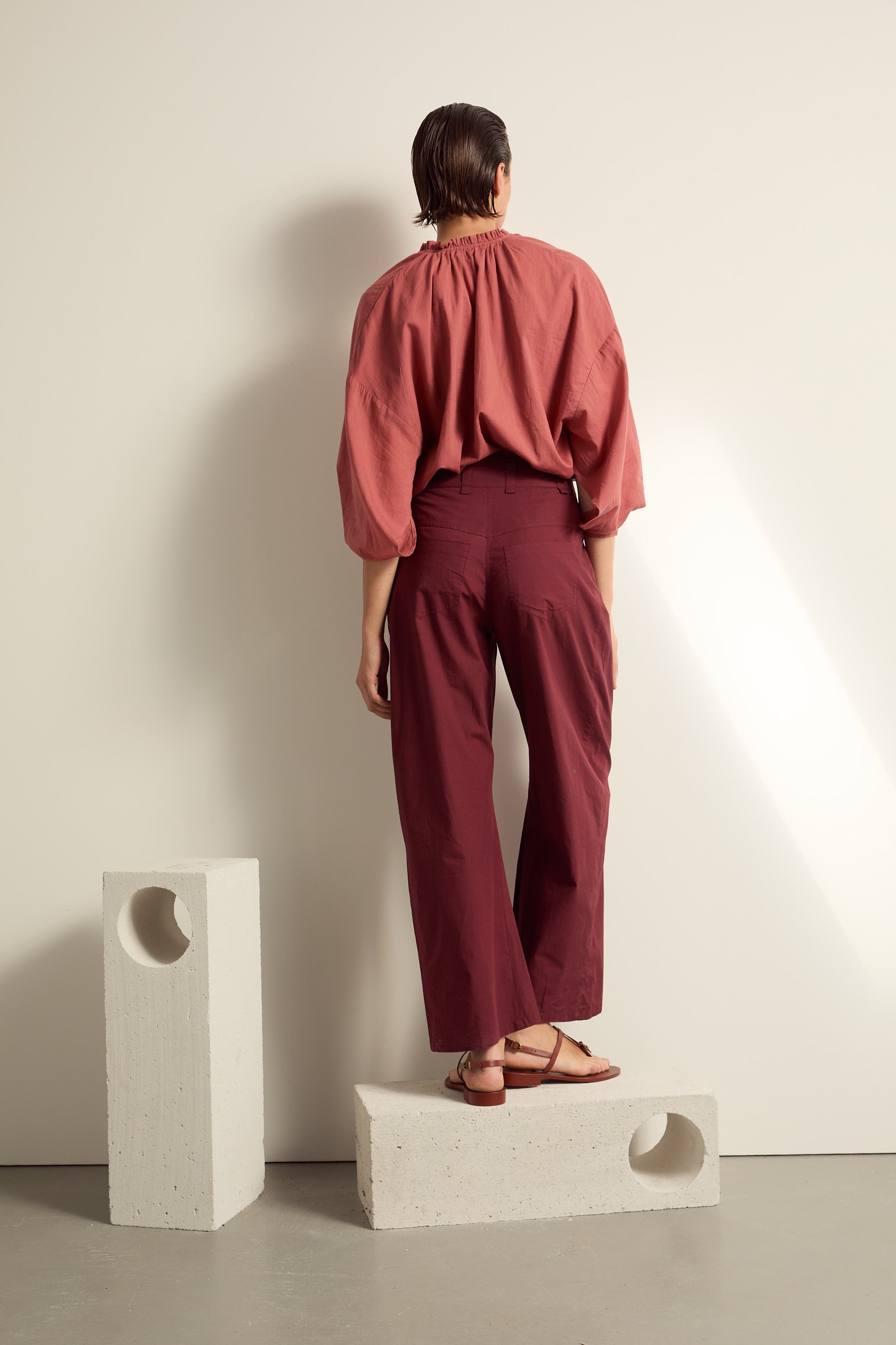 BLOUSE MAUD - ROSEWOOD