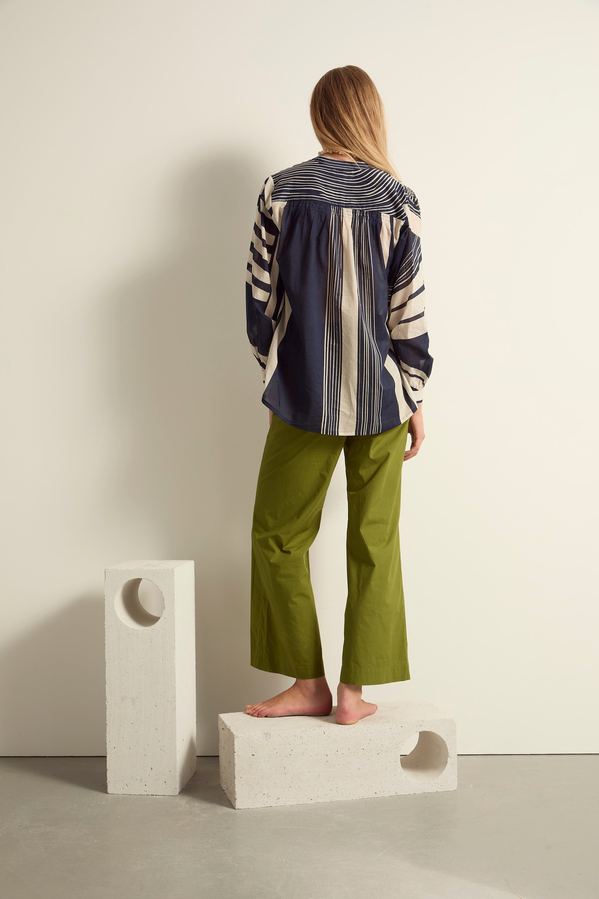 PANTALON CHARLES - GREEN TEA