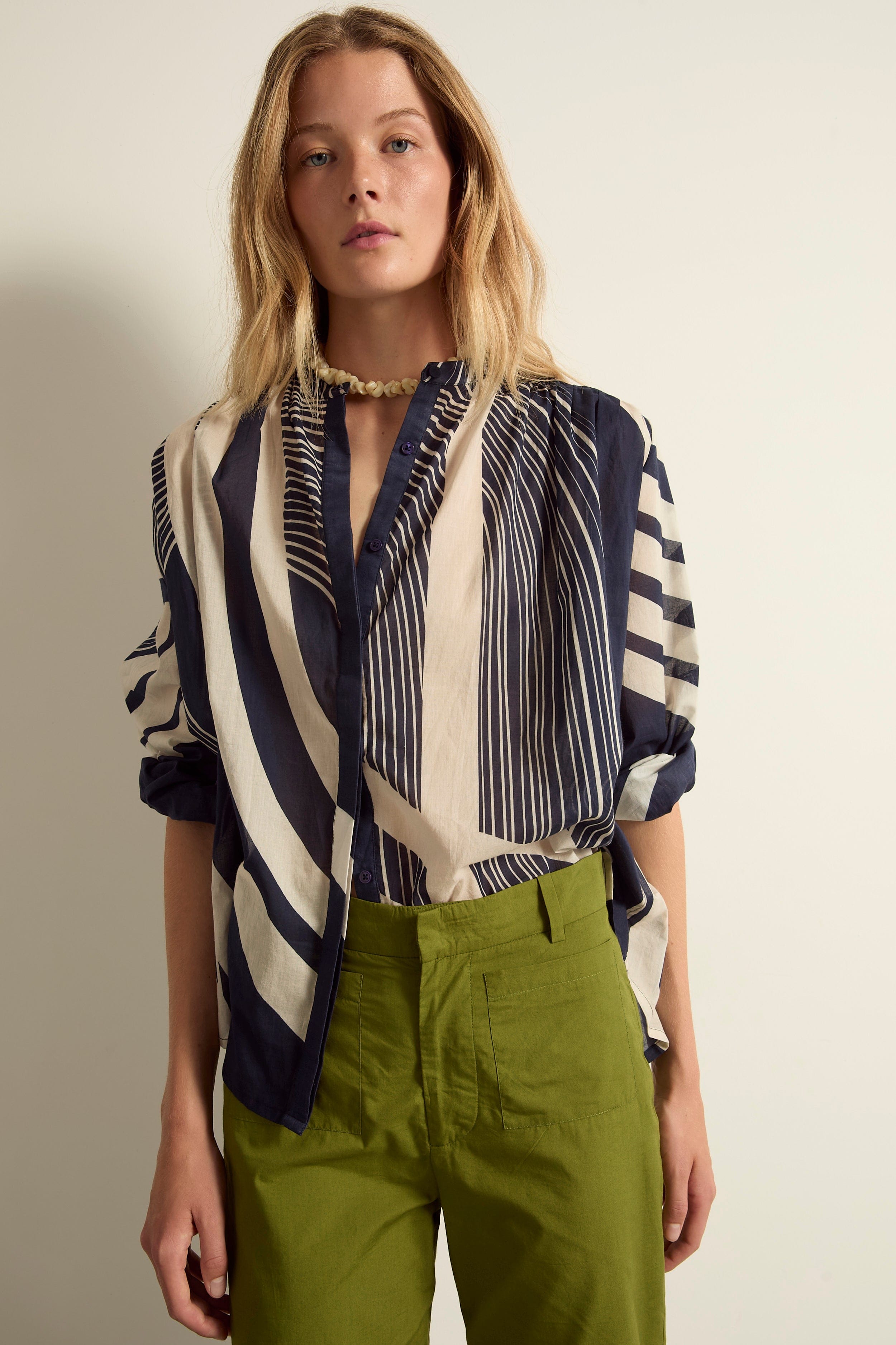 PANTALON CHARLES - GREEN TEA