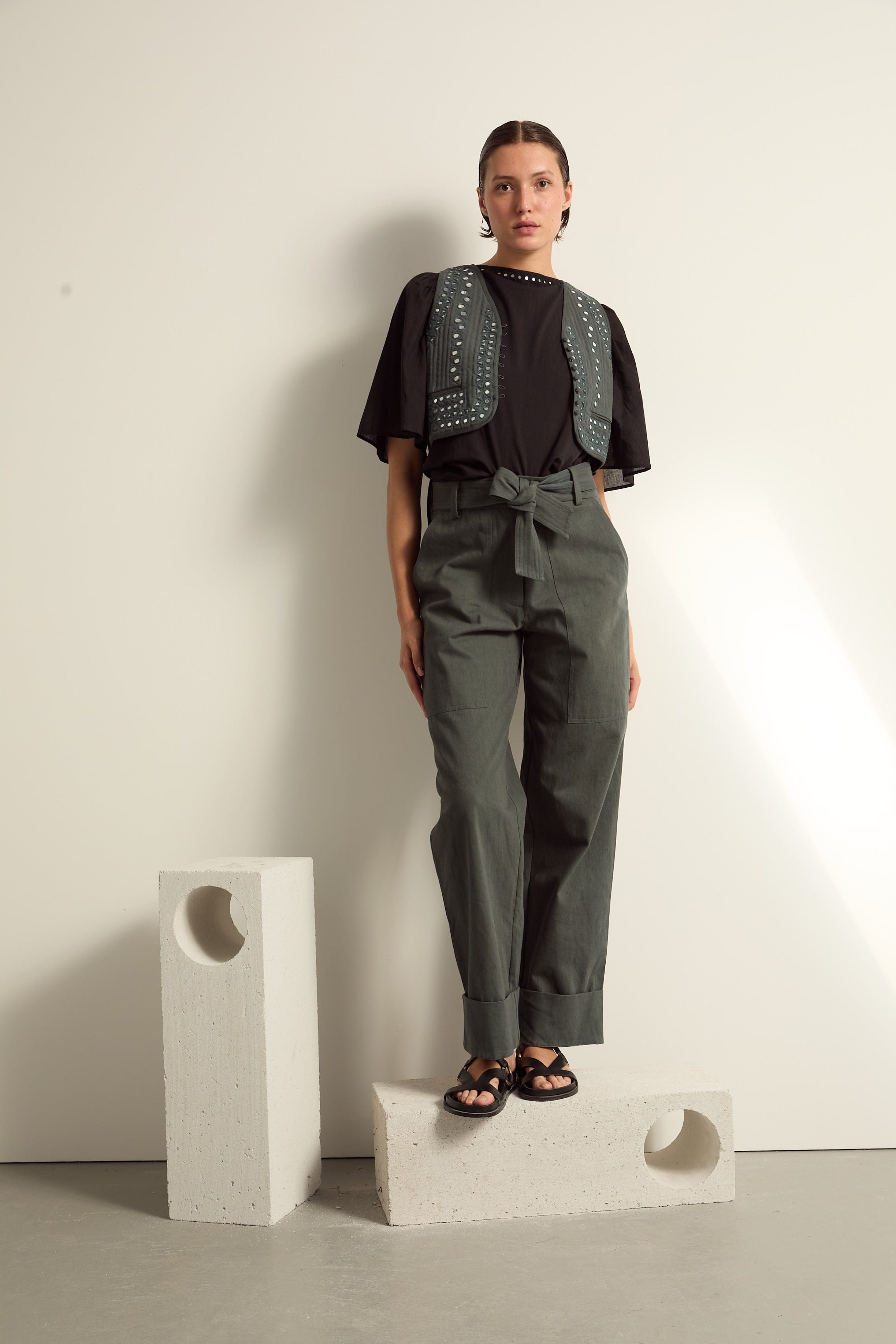 PANTALON MARTINO - ARDOISE