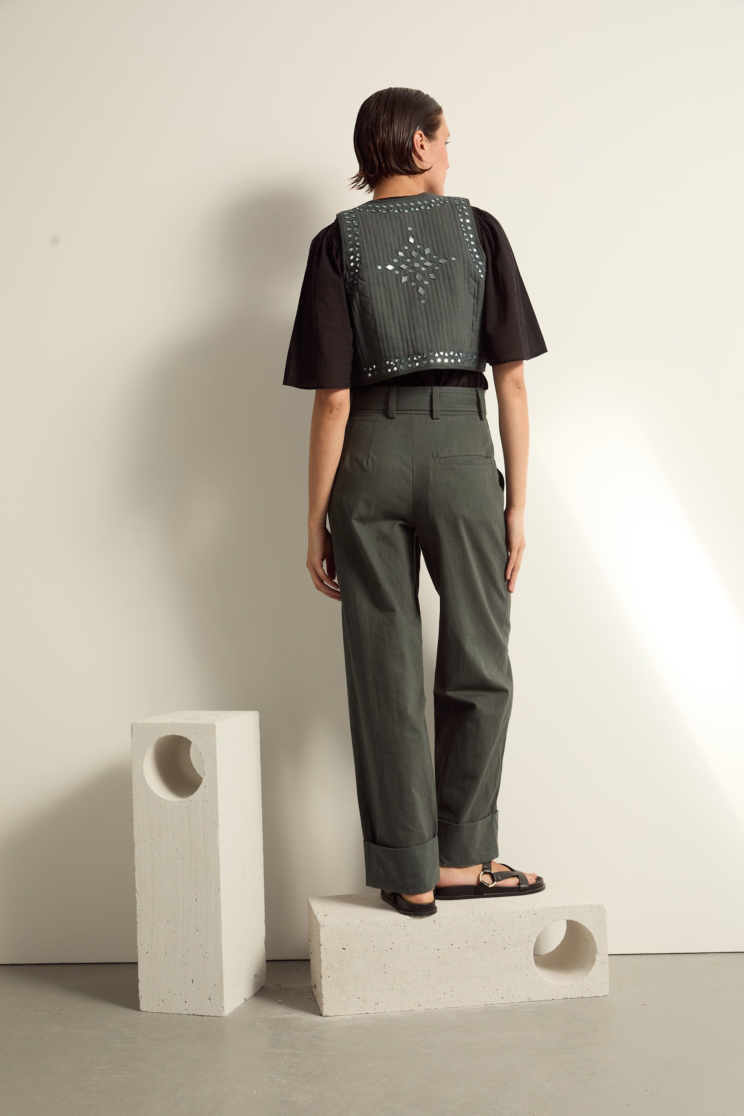 PANTALON MARTINO - ARDOISE