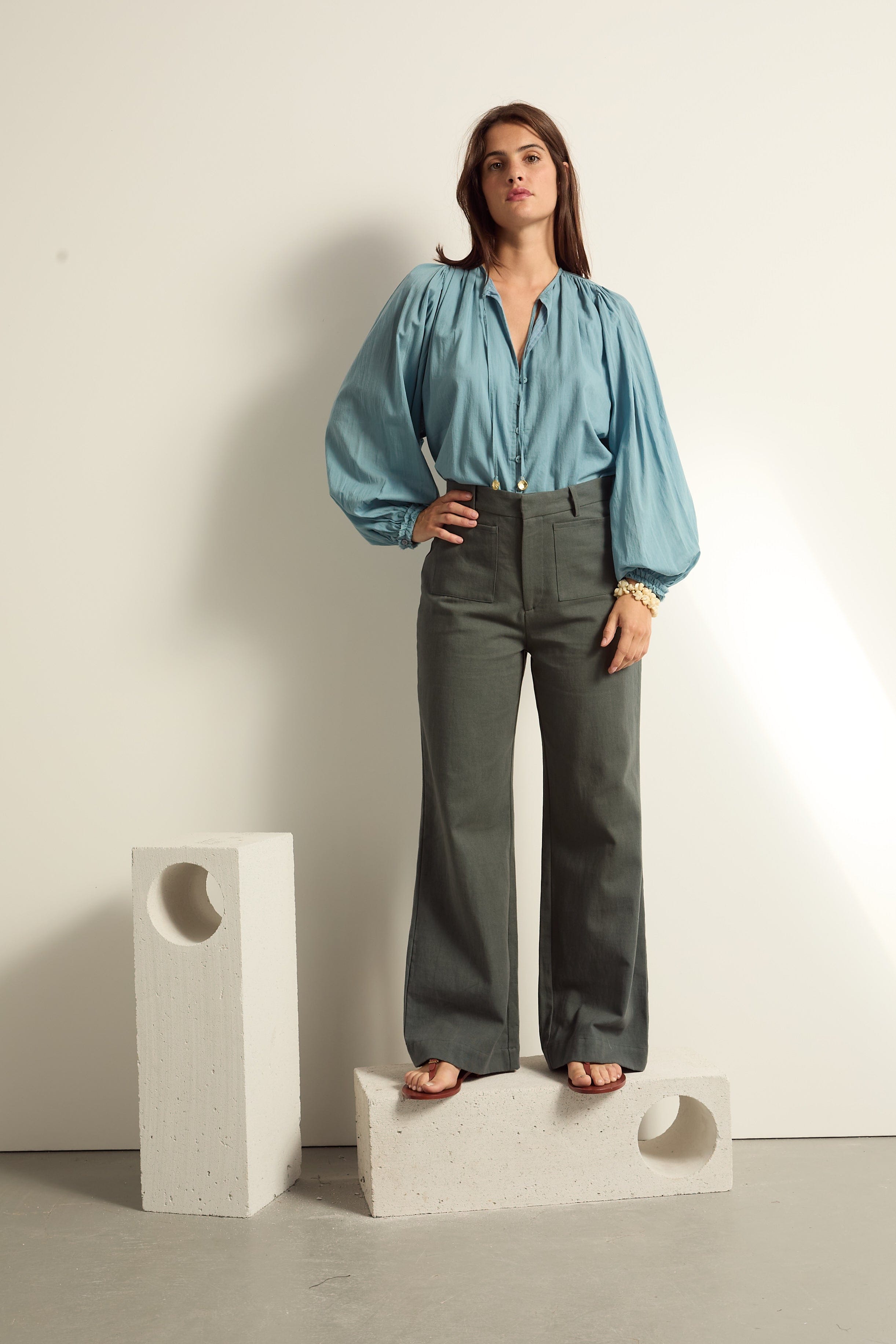 PANTALON CHARLES - ARDOISE