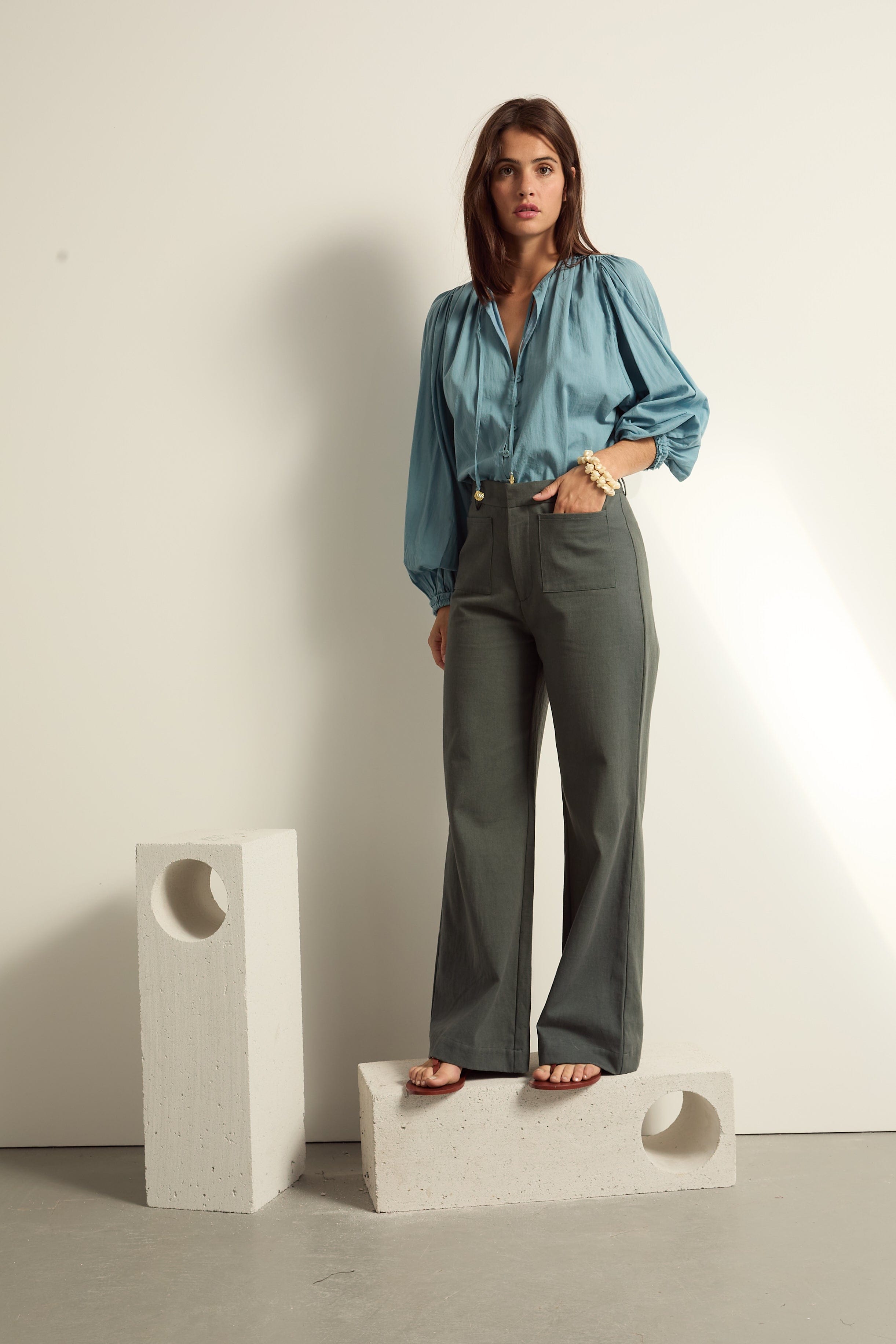 PANTALON CHARLES - ARDOISE