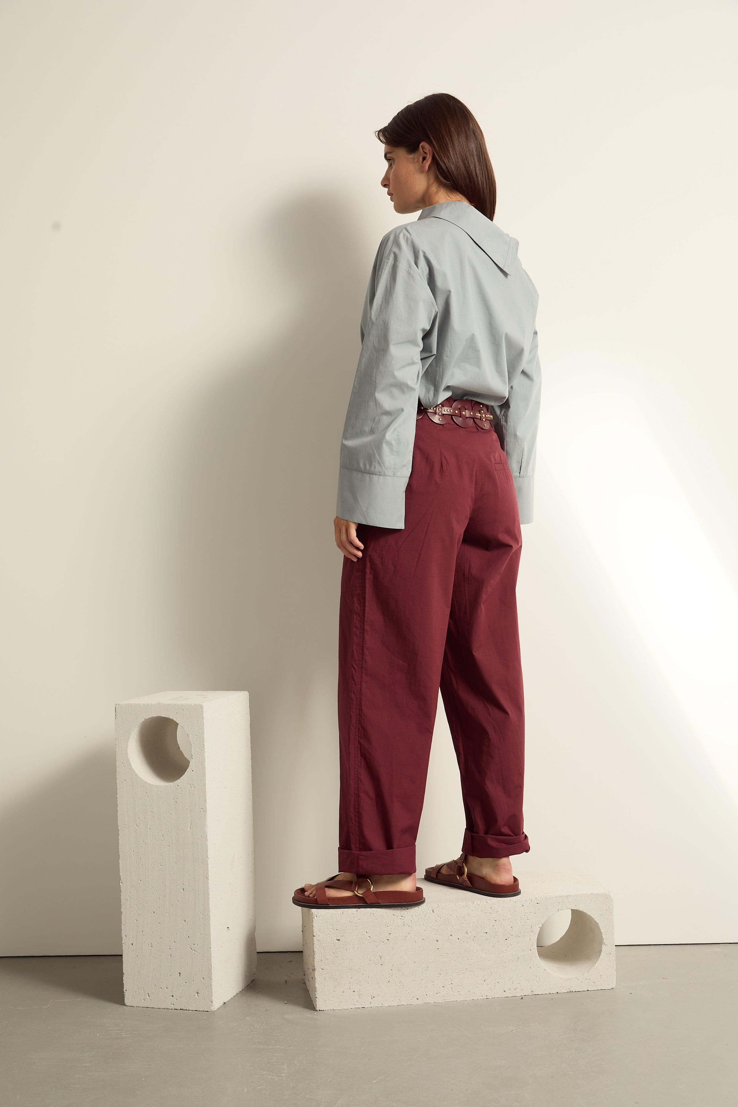 PANTALON MARCO - BURGUNDY