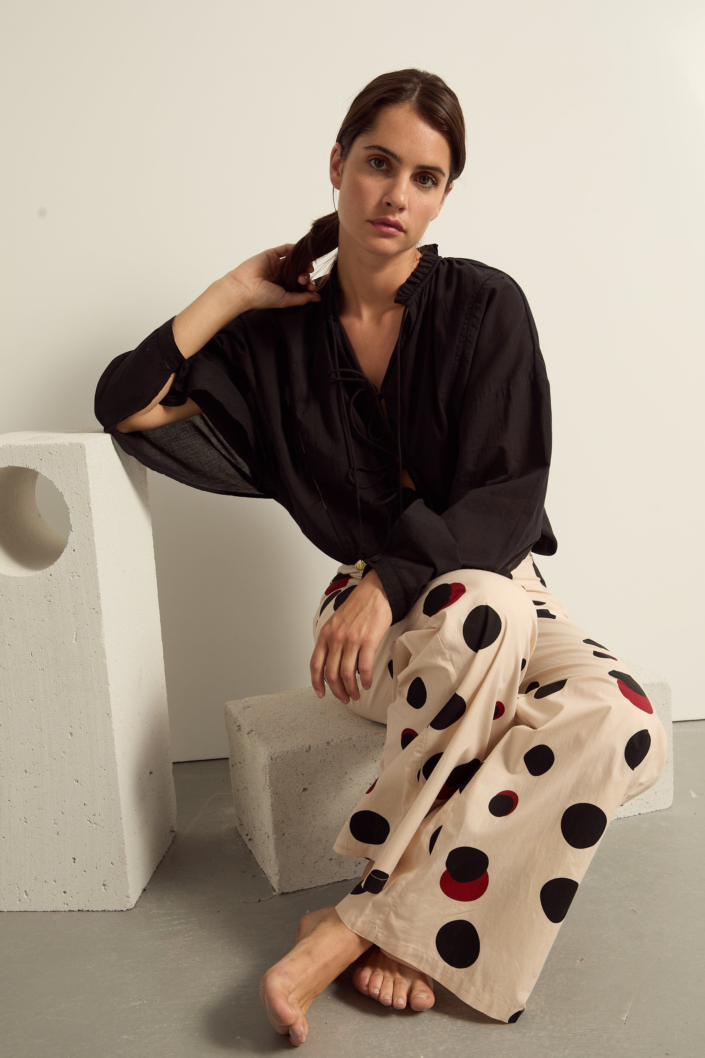BLOUSE MAUD - BLACK