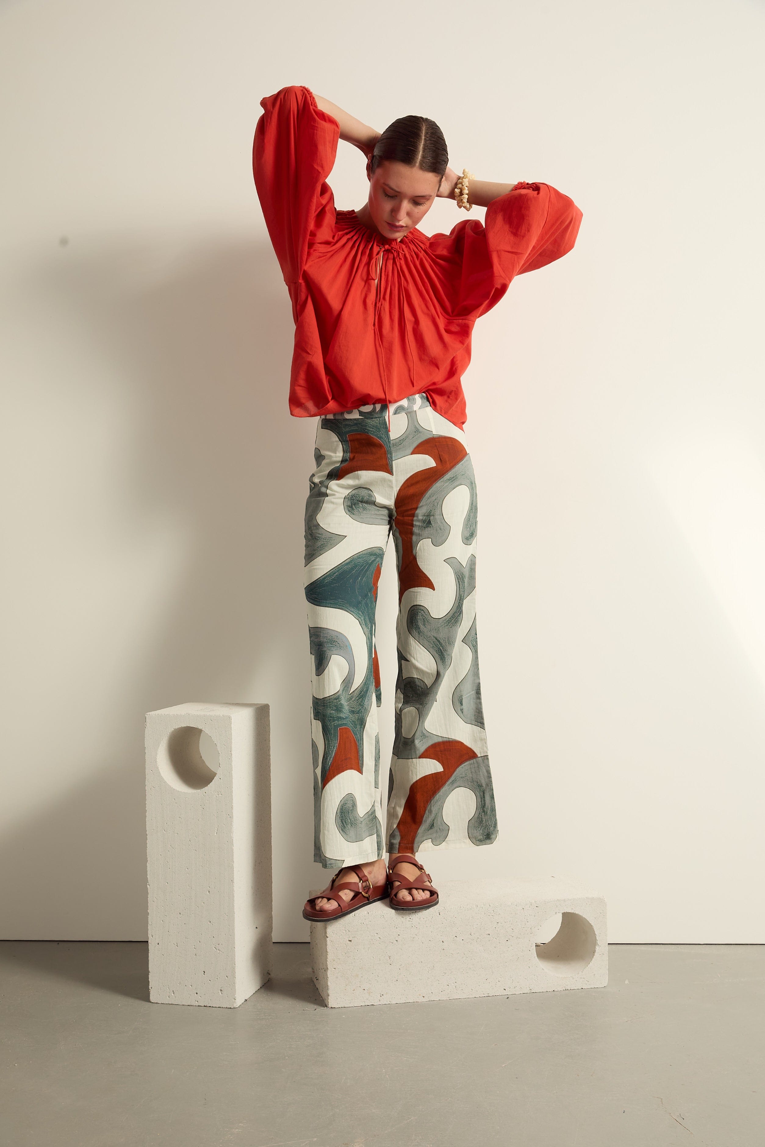 BLOUSE BONO - CORAIL
