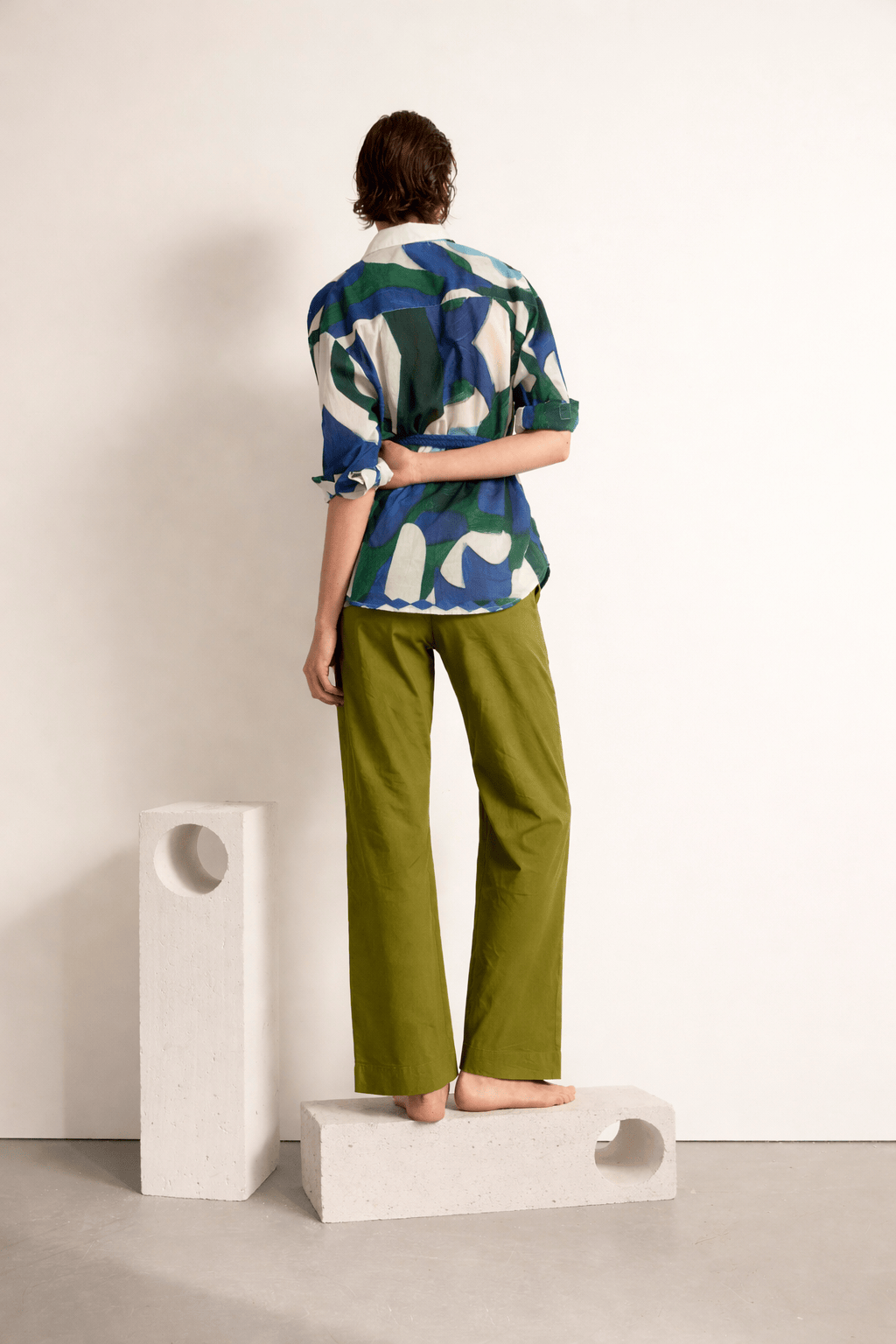 PANTALON ANGIE POP - GREEN TEA