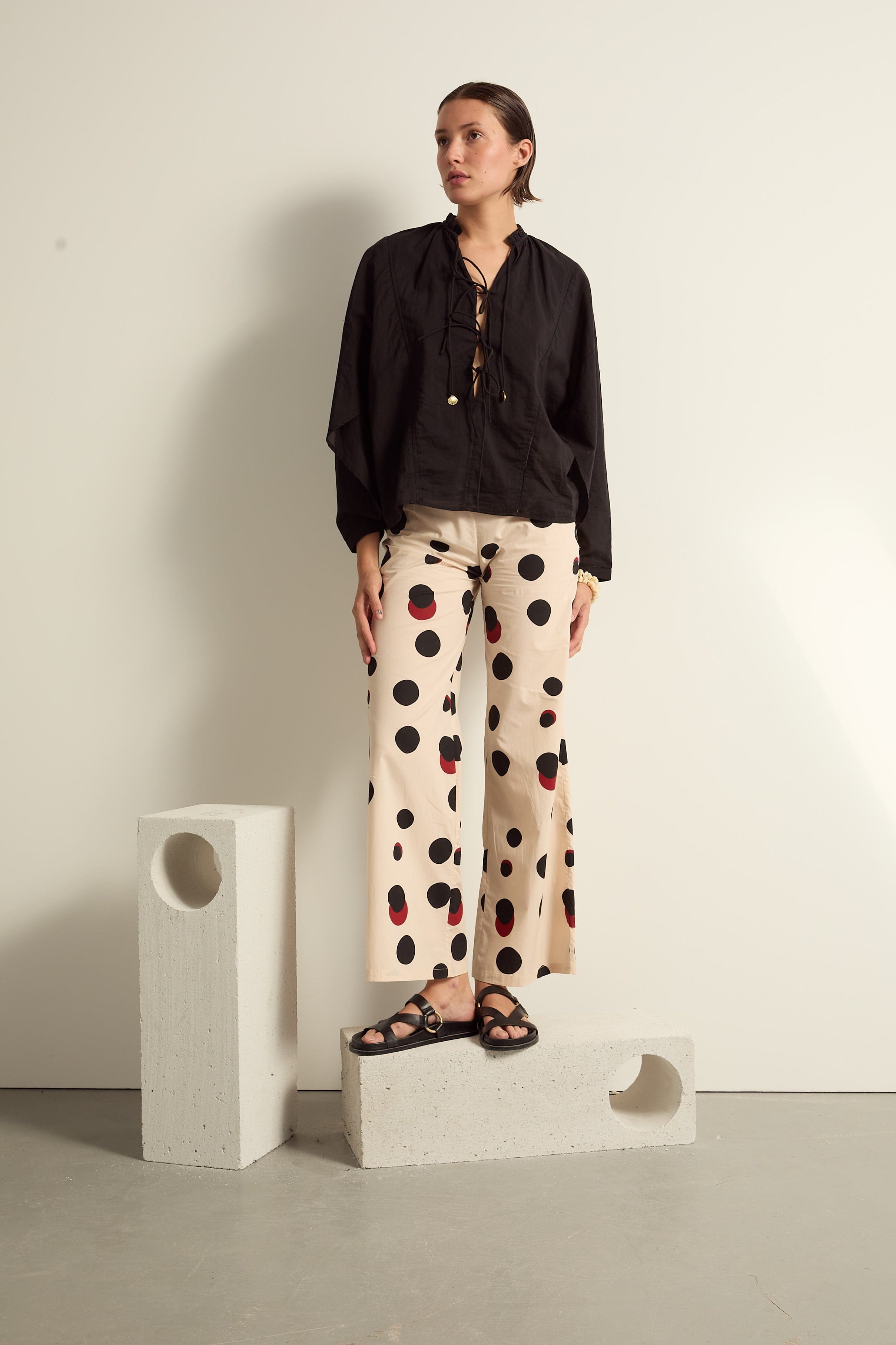 BLOUSE MAUD - BLACK