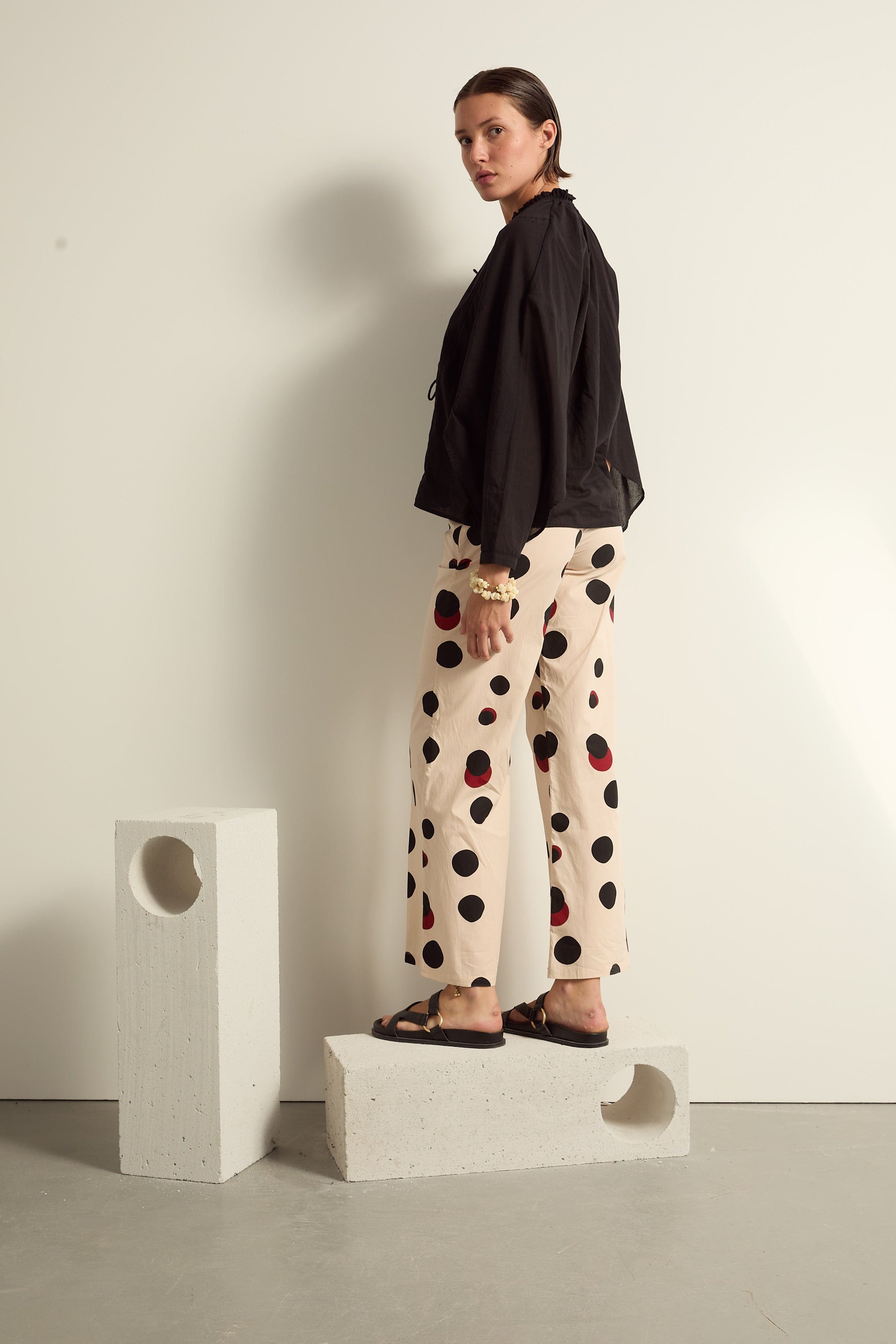 BLOUSE MAUD - BLACK
