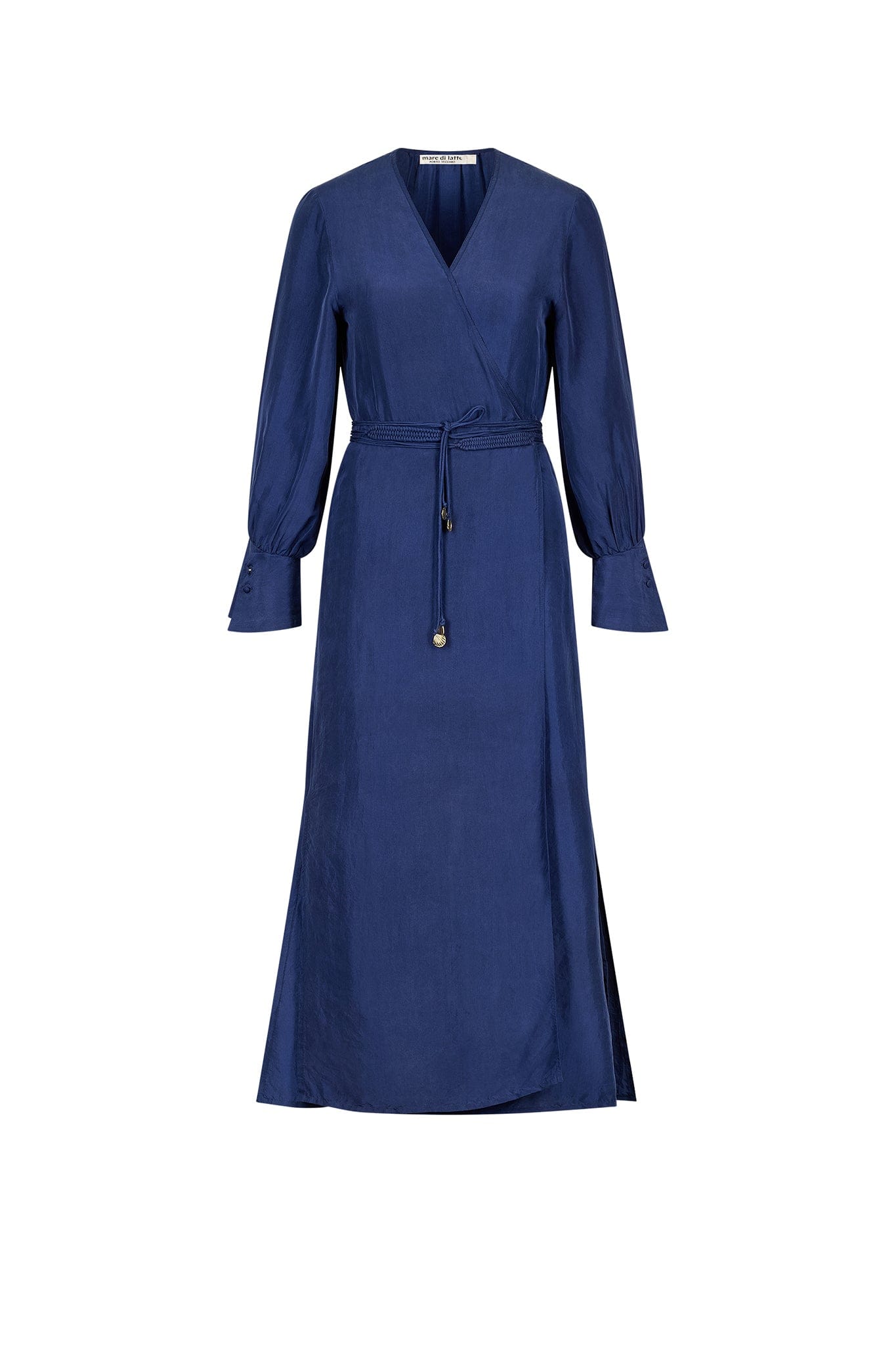 ROBE LISE SOIE LAVÉE - DEEP BLUE